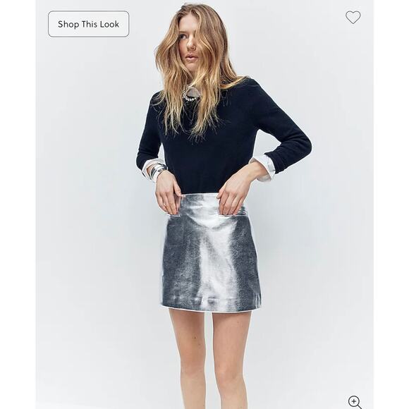 J. Crew Cashmere classic-fit crewneck sweater in Black NWT Size Medium - Picture 4 of 9